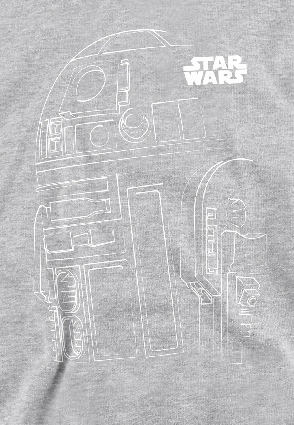 Детский худи с R2D2 Disney, серый — фото 2