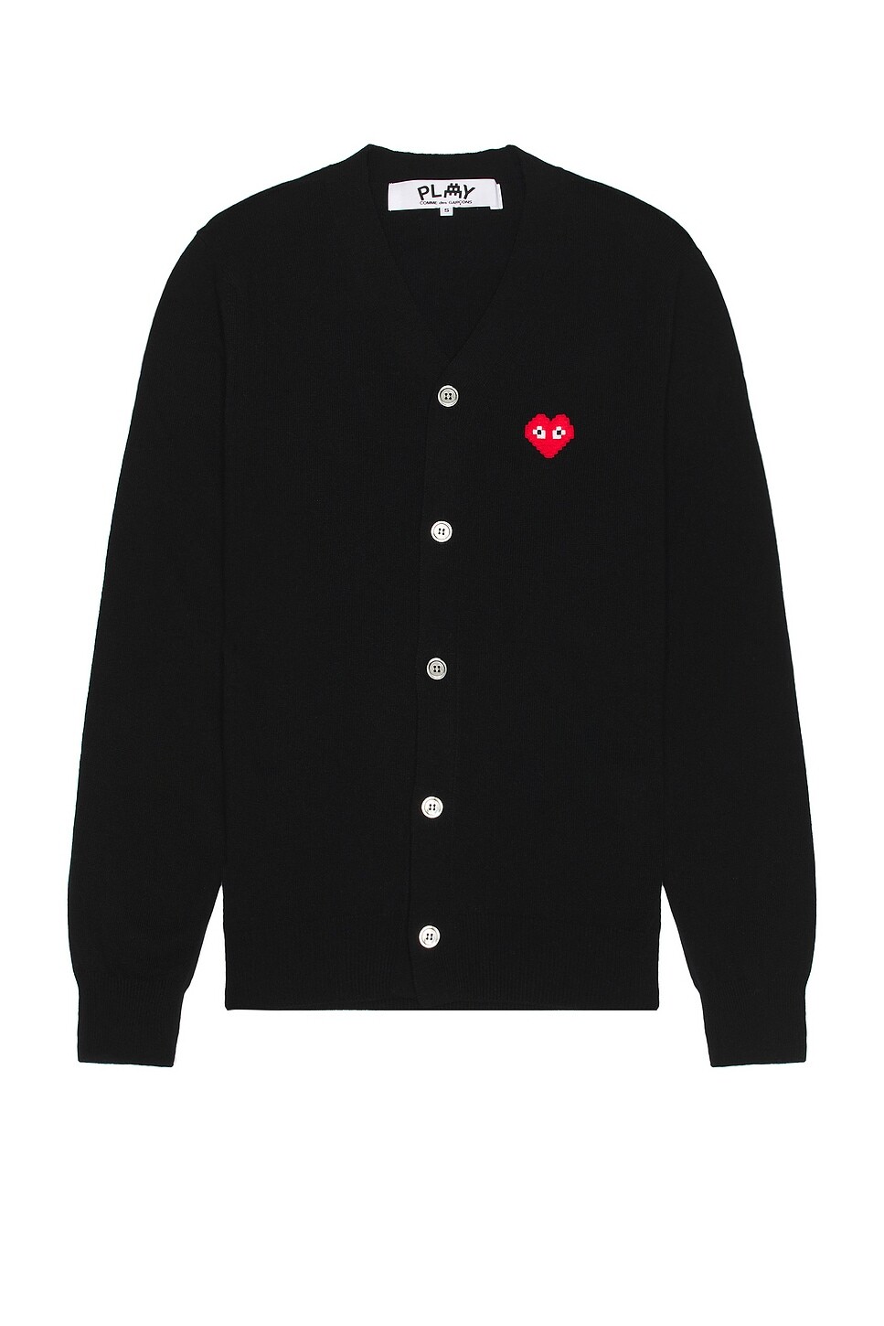 

Кардиган захватчика Comme Des Garcons Play, черный