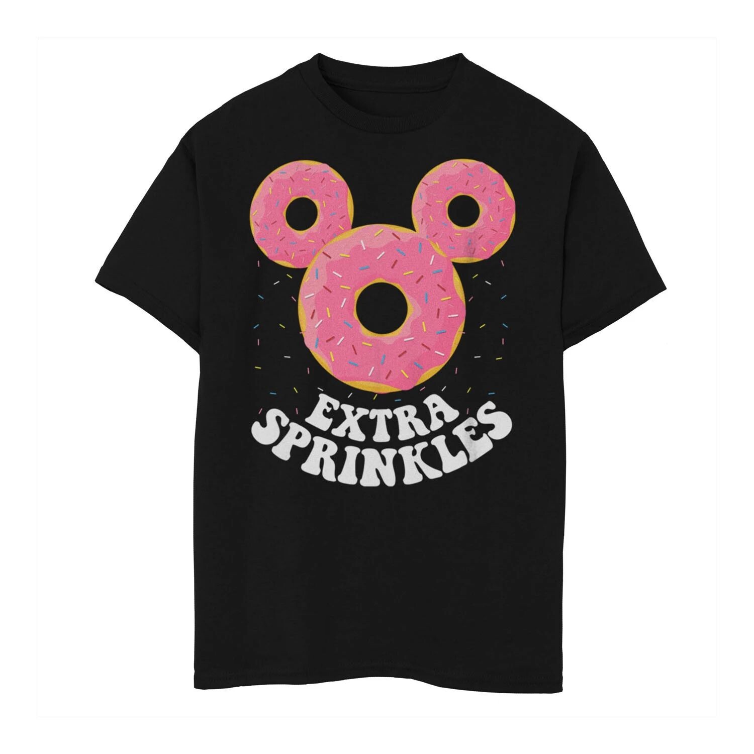 

Футболка с логотипом Disney Mickey Mouse для мальчиков 8–20 лет Extra Sprinkles Donut Licensed Character