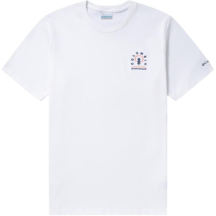 

Футболка унисекс белая Columbia