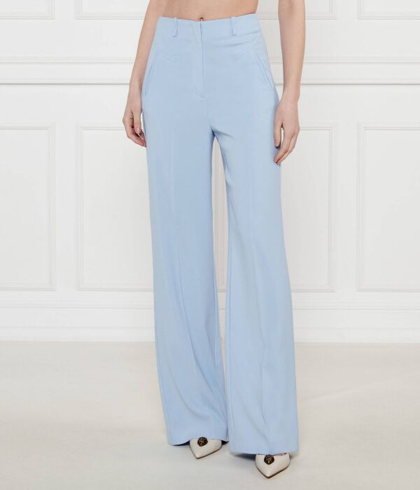 

Брюки Flare fit Patrizia Pepe, синий
