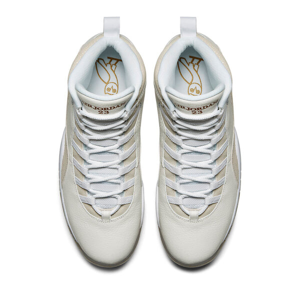 Кроссовки ovo x 10 ретро Air Jordan, белый — фото 4