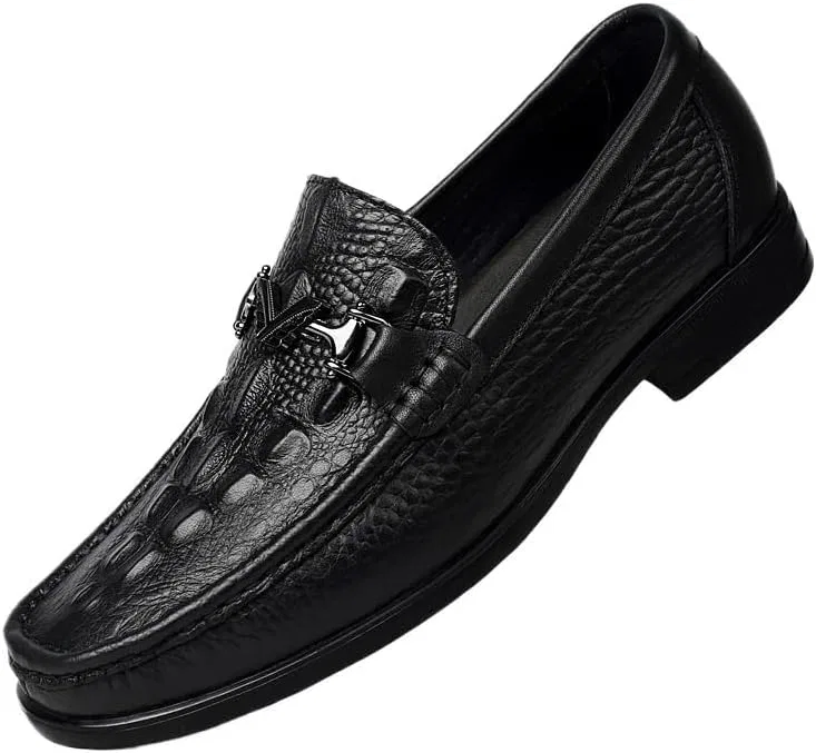 Туфли кожаные, Vintage, Loafers & Slip-Ons, Black DHFIRUFSHLO