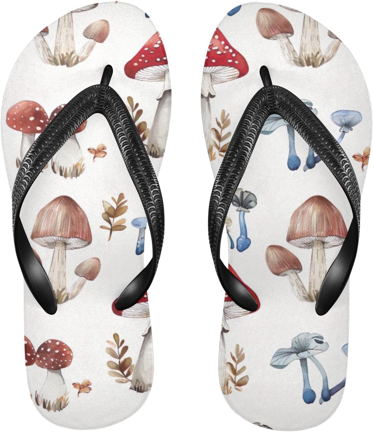 

Шлепанцы «Красный гриб» для пляжа, летние повседневные сандалии для женщин и мужчин, тапочки для душа, размер XS Kfbe