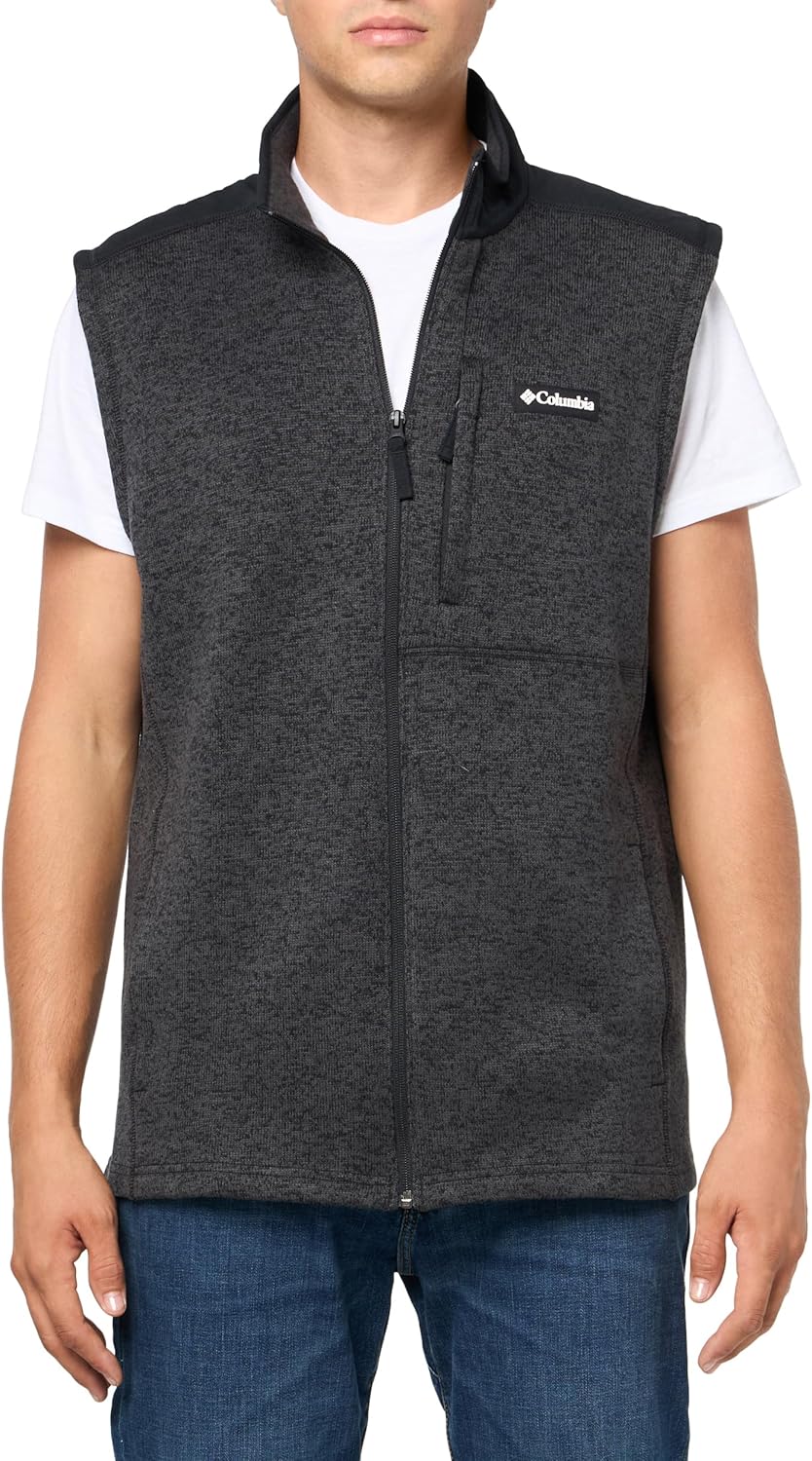 

Columbia мужская куртка-жилет Sweater Weather Vest II, Black Heather/Black