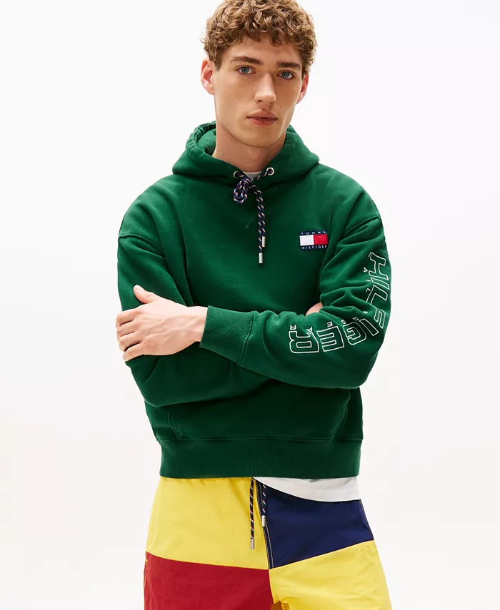 

Мужская толстовка с капюшоном для яхтинга с длинным рукавом Tommy Hilfiger, зеленый