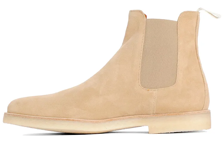 COMMON PROJECTS Челси-ботинки телесного цвета