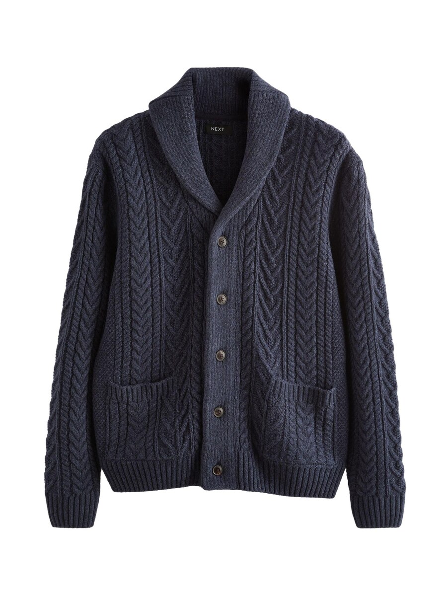 

Вязаный кардиган Next Knit Cardigan, темно-синий