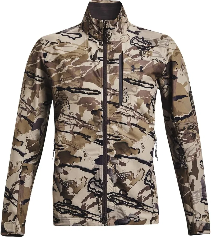 Куртка Under Armour Ridge Reaper Raider 2.0 для мужчин | Водоотталкивающая куртка из материала Soft Shell | Мужская верхняя одежда, (999) Ua Barren Camo//Charcoal — фото 4