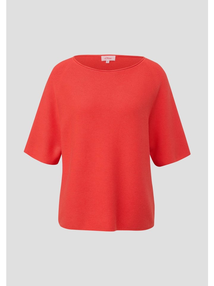 

вязаный свитер в цвете 2590_оранжевый s.Oliver