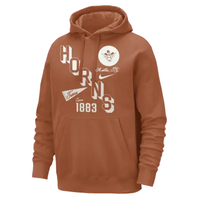 

Худи Nike Texas Club, цвет Desert Orange/Summit White