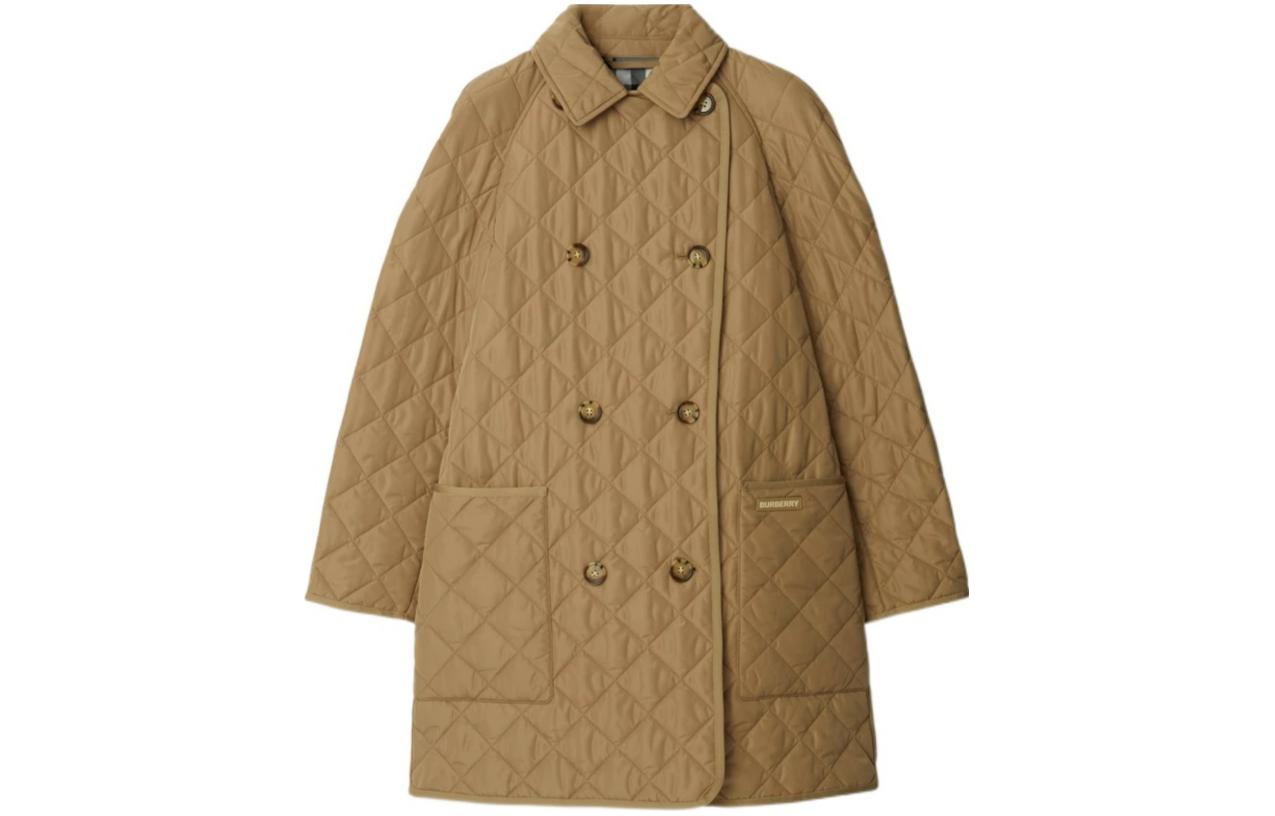 Куртка Burberry Women's Quilted, стеганая, светло-коричневый — фото 2