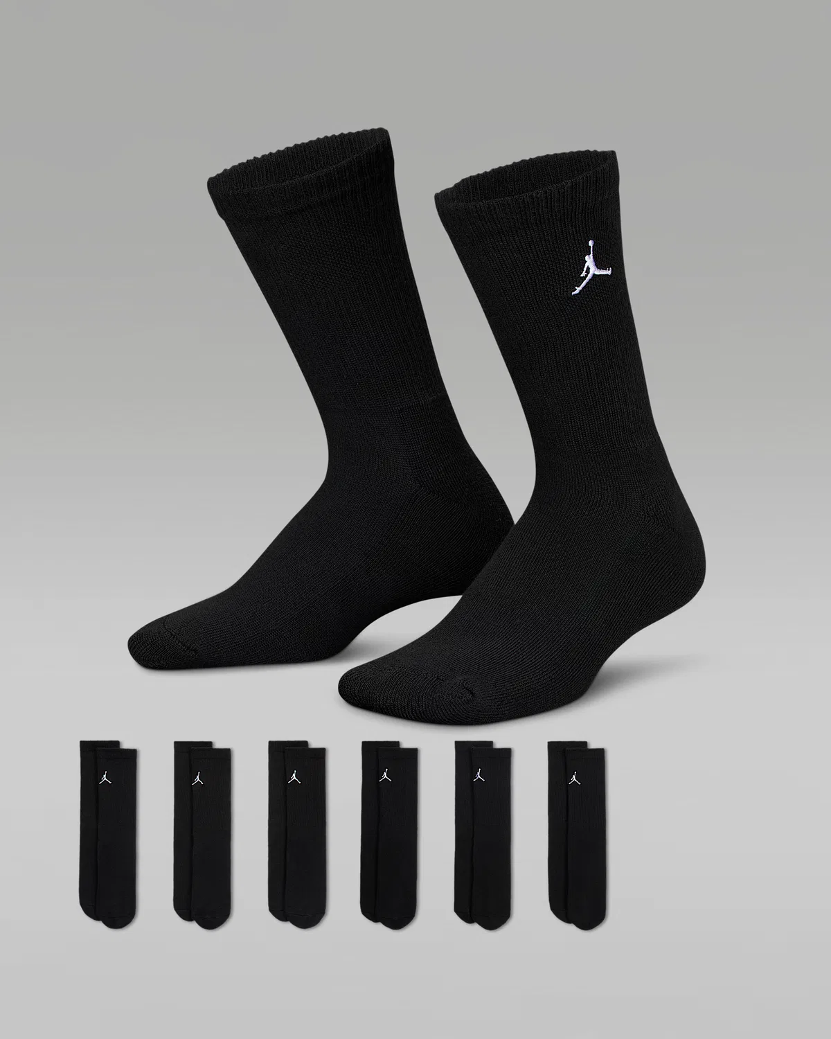 Детские носки (6 пар) Jordan Everyday Essentials, Black