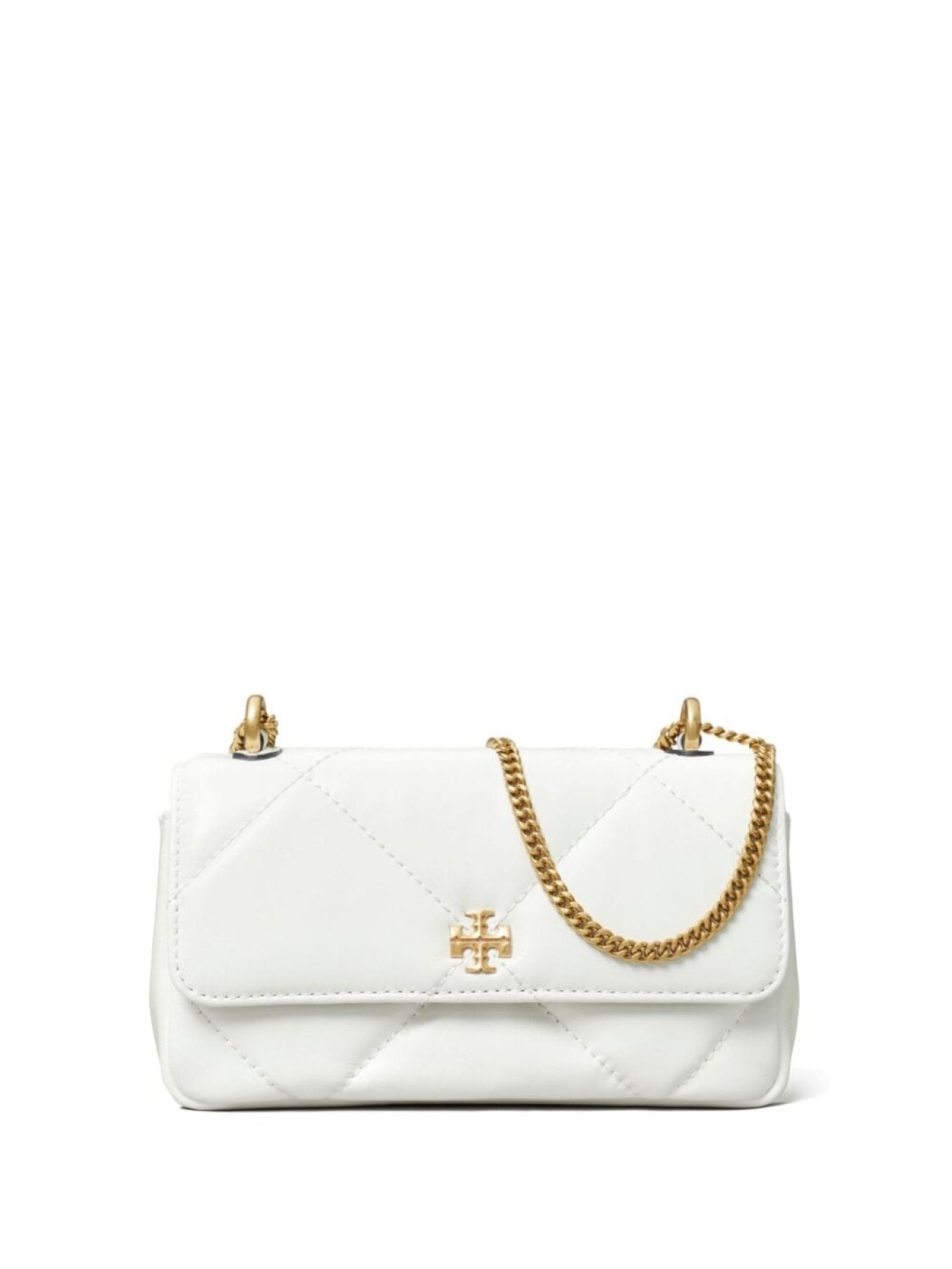 

Tory Burch стеганая сумка через плечо Kira, белый