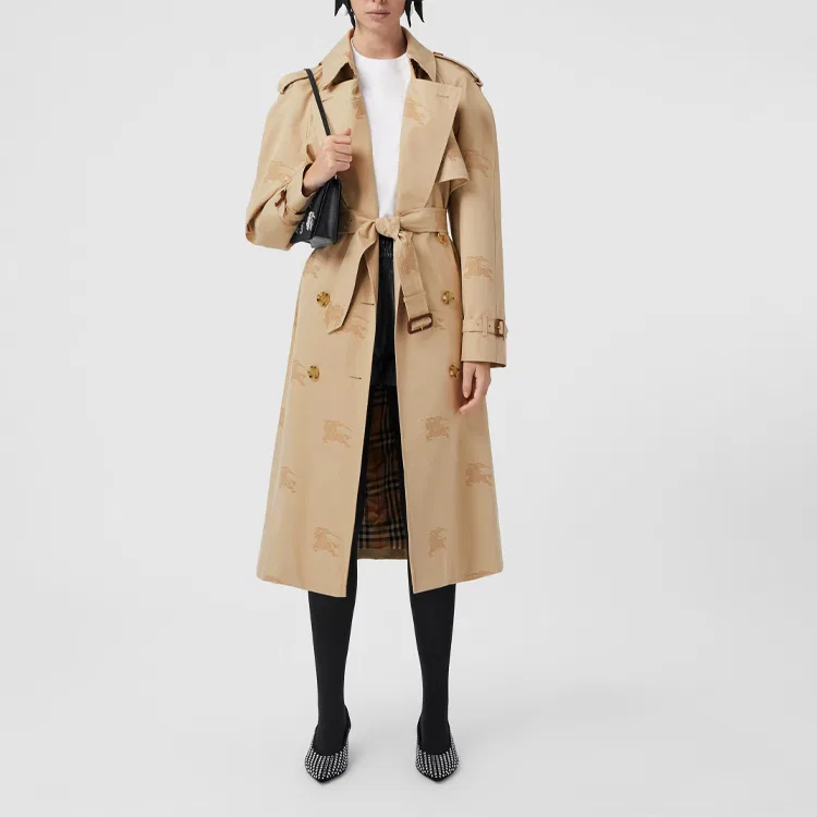 Тренчкот Burberry Soft Tawny, классический, весна-осень — фото 4