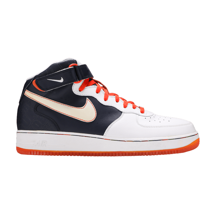 

Кроссовки Nike Air Force 1 Mid '07 'Orange Blaze', синий