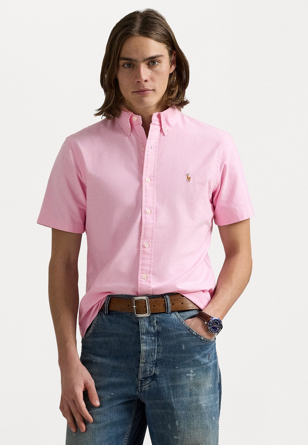 

Рубашка SHORT SLEEVE Polo Ralph Lauren, розовый