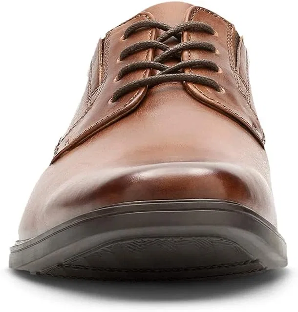 Кроссовки Clarks Men's Tilden Plain Oxford, Dark Tan Lea — фото 3