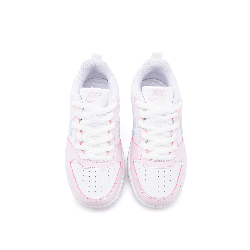 Низкие детские кроссовки для скейтбординга Court Borough Sweetheart Paws для подростков Nike, розовый/синий — фото 4