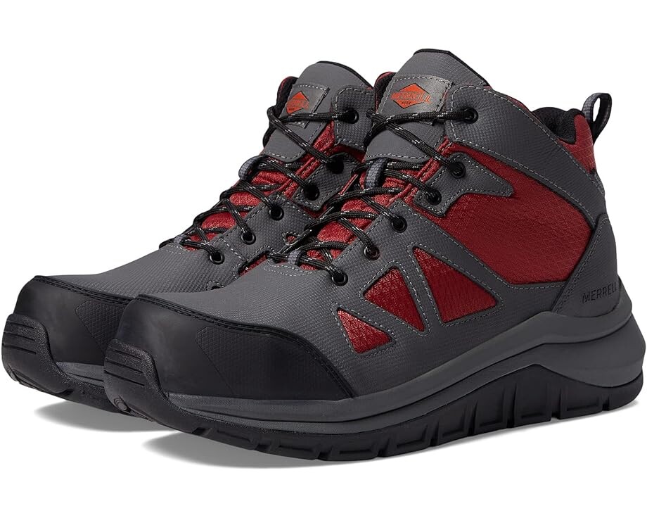 

Ботинки Merrell Work Fullbench Speed Mid Wp CF, цвет Dahlia/Asphalt