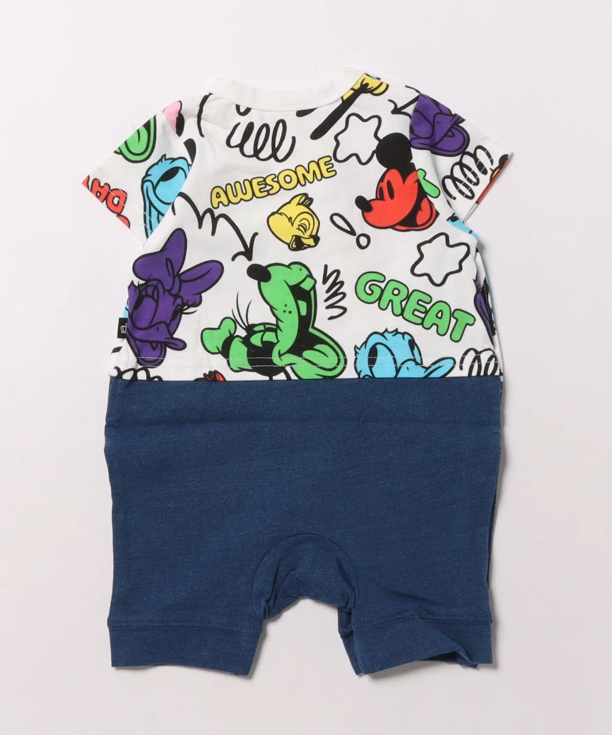 Ромпер с цветочным принтом BABYDOLL Disney, 80 см, белый — фото 3