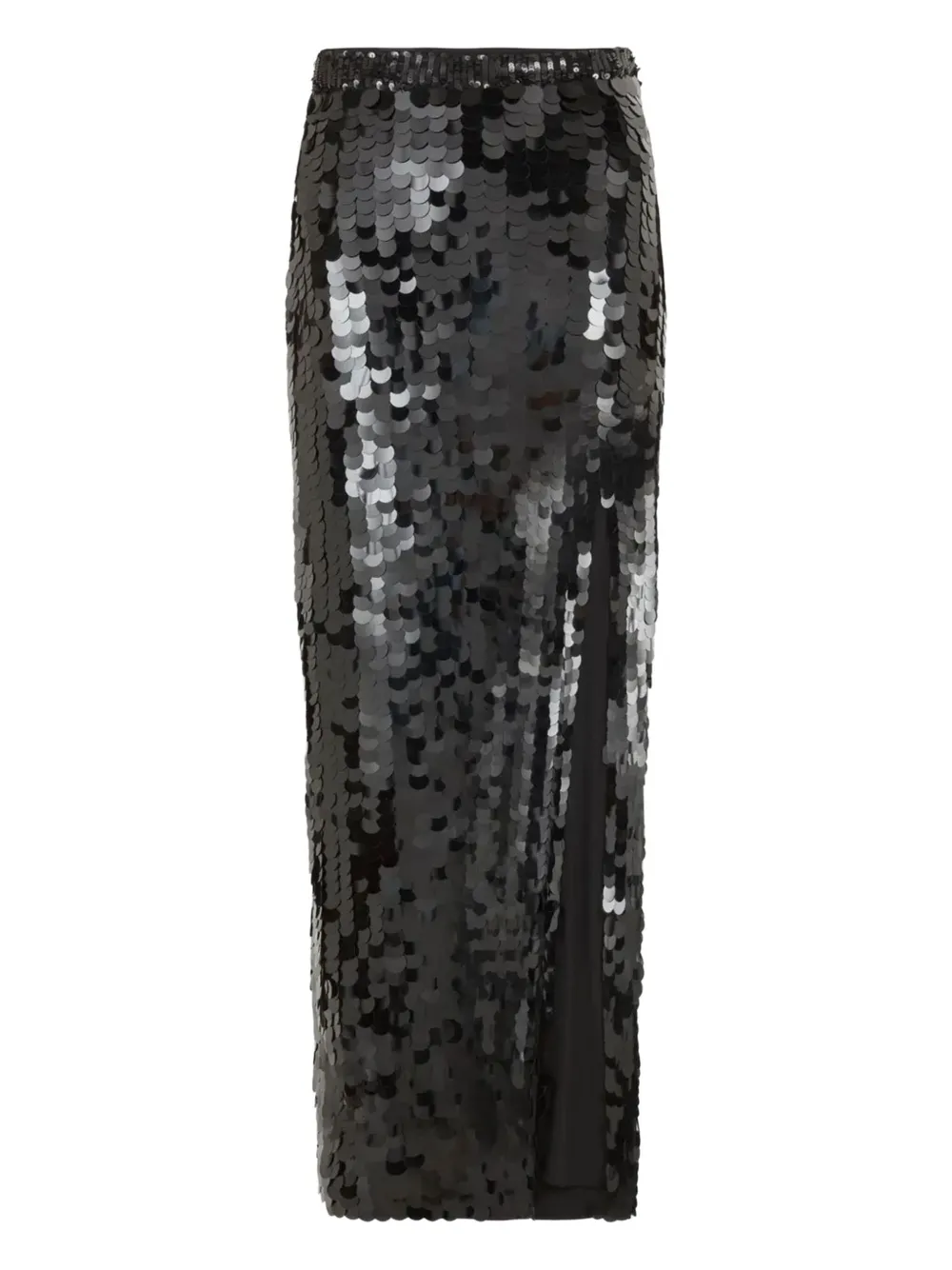 

Миди-юбка с пайетками P.A.R.O.S.H., черный