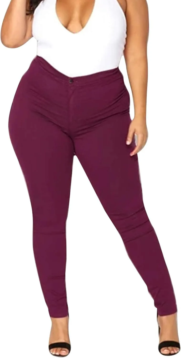 

VALINK Women Butt Lift Plus-Size Denim Jeans Luxe Stretch High Waist