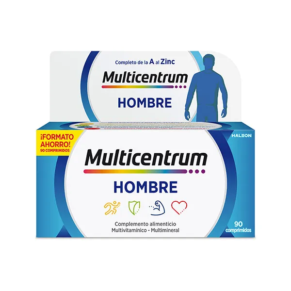 

Мультивитамины и мультиминералы Complemento Alimenticio Hombres Multicentrum, 90 UD