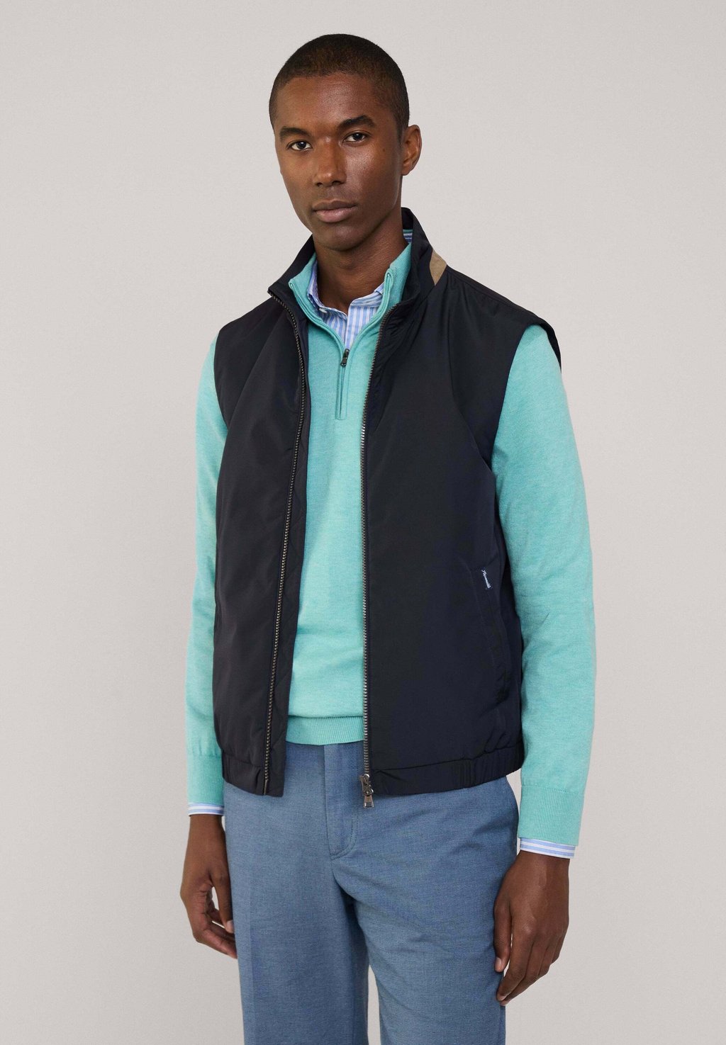 

Жилет Façonnable, темно-синий