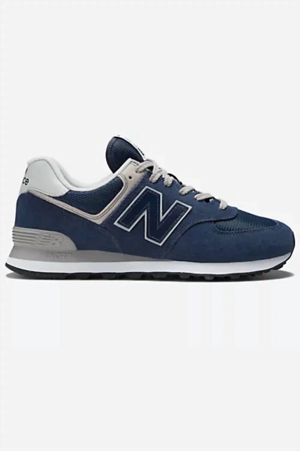New Balance Мужские кроссовки 574 Core темно-синего цвета с белыми вставками