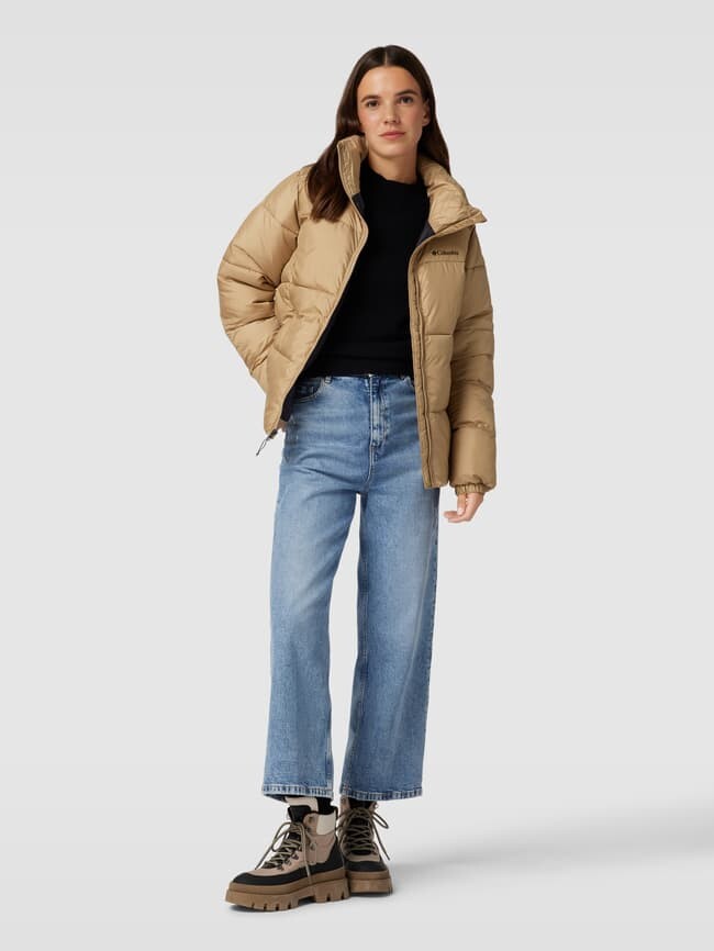 

Стеганая куртка с воротником стойкой модель Puffect Jacket Columbia, бежевый