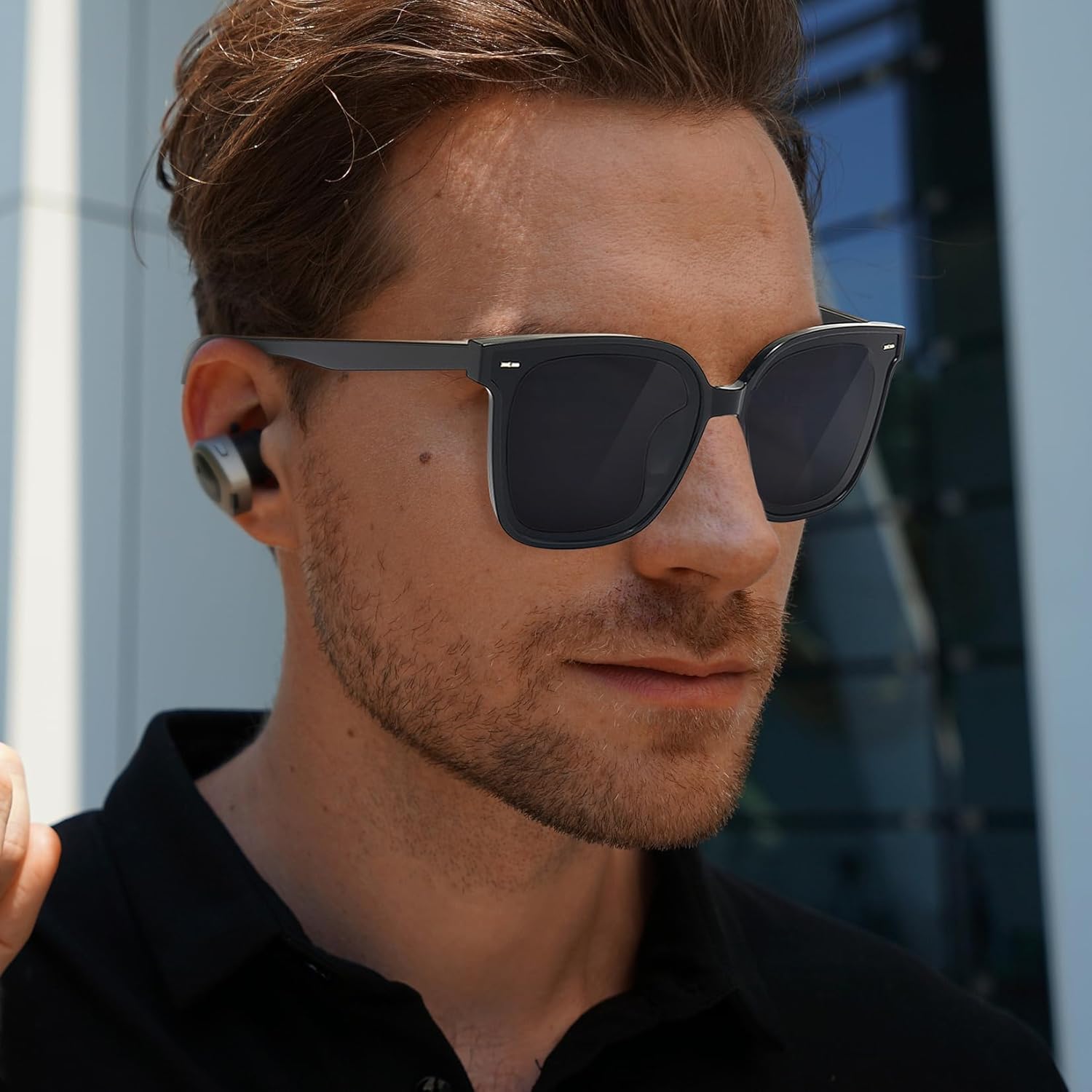 

Женские солнцезащитные очки, пляжные солнцезащитные очки для мужчин, большие модные солнцезащитные очки с защитой от УФ-излучения UV 400, винтажные модные очки SA HEXISHIJIA, Type Two