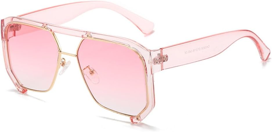 

Модные солнцезащитные очки с градиентным переходом цвета, крупная оправа, неровная многоугольная форма, ретро-стиль, хип-хоп, мужские солнцезащитные очки с защитой от УФ-излучения UV400 LXLHWN, One Color