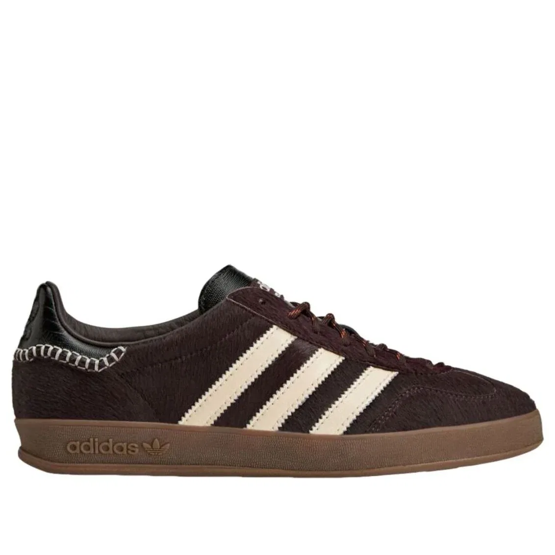 Кроссовки Adidas x Wales Bonner Gazelle Indoor 'Pony Hair' KK3640, коричневый — фото 2