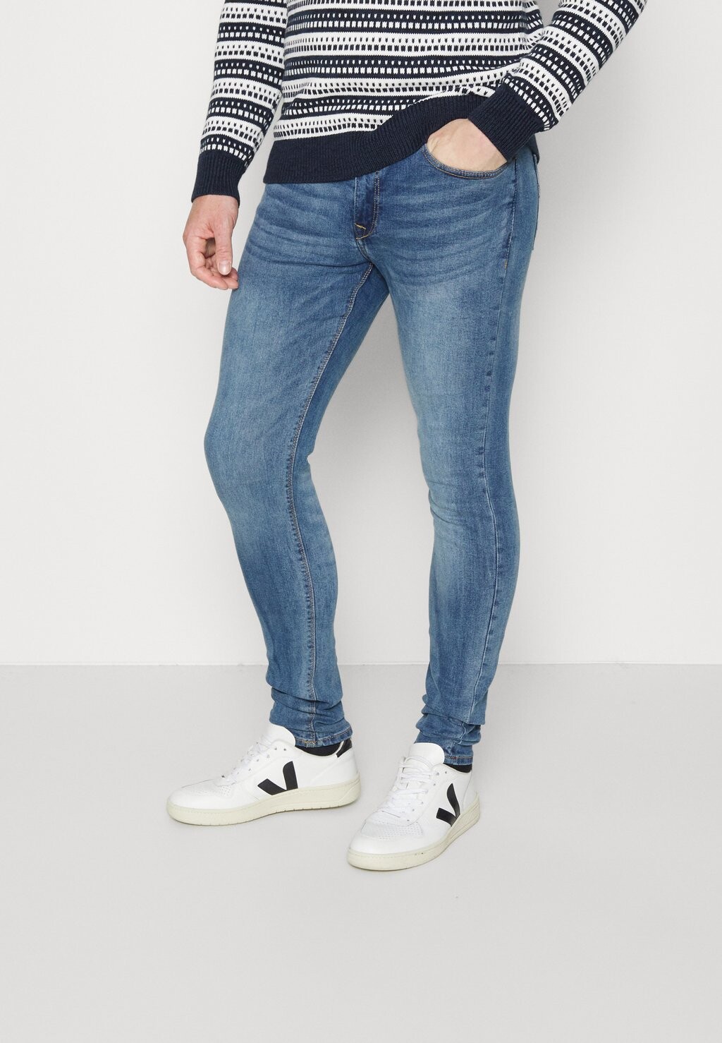 

Джинсы Skinny Fit NASH Petrol Industries, цвет medium used
