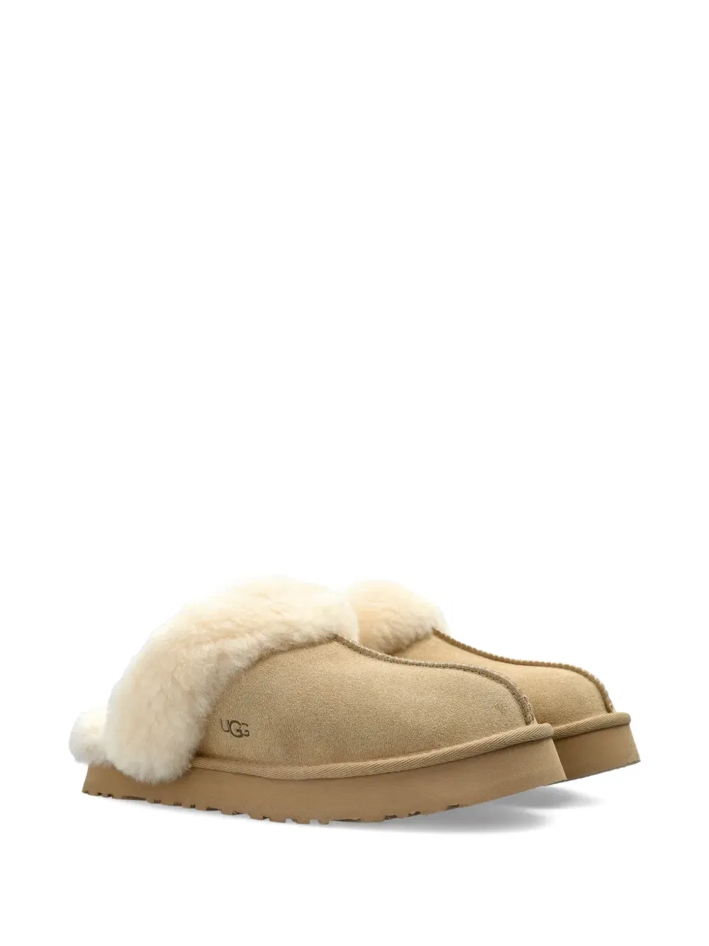 Замшевые тапочки Disquette Ugg Kids, нейтральный