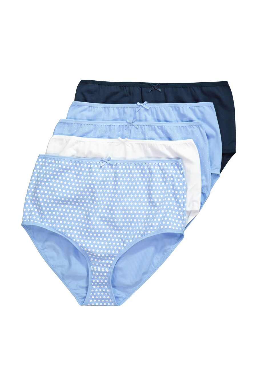 

Трусики Ulla Popken, цвет marine blue/Light blue/White