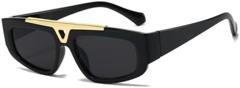 

Ретро металлические полые мужские солнцезащитные очки «кошачий глаз», модные градиентные линзы, защита от УФ-излучения UV400, трендовые женские солнцезащитные очки MTZJH, Black Gray