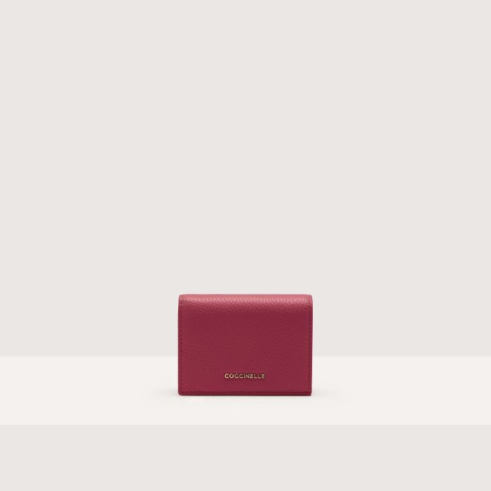 

Кошелек Coccinelle Metallic Soft, цвет Sangria