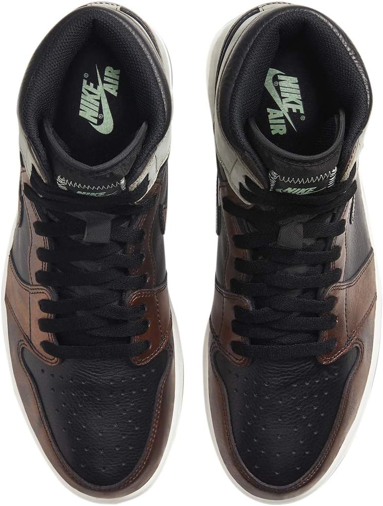 Мужские кроссовки Nike Air Jordan 1 Mid SE, черный — фото 4