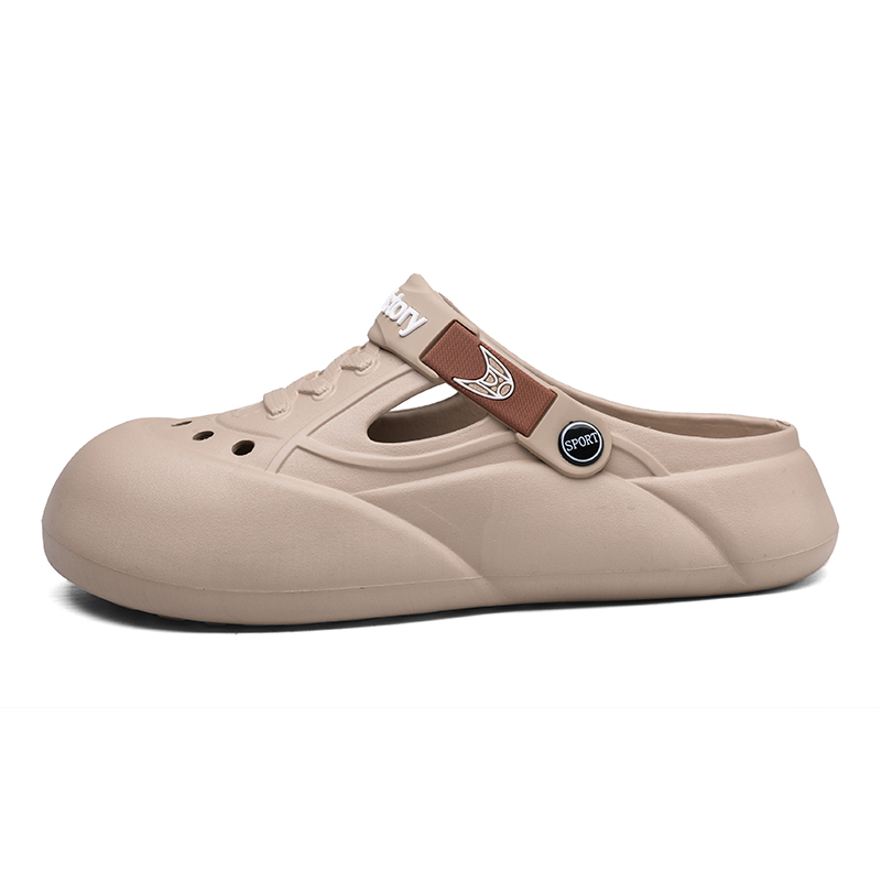 

LONGYING Мужские устойчивые к истиранию закрытые тапочки из ЭВА - хаки, цвет Khaki