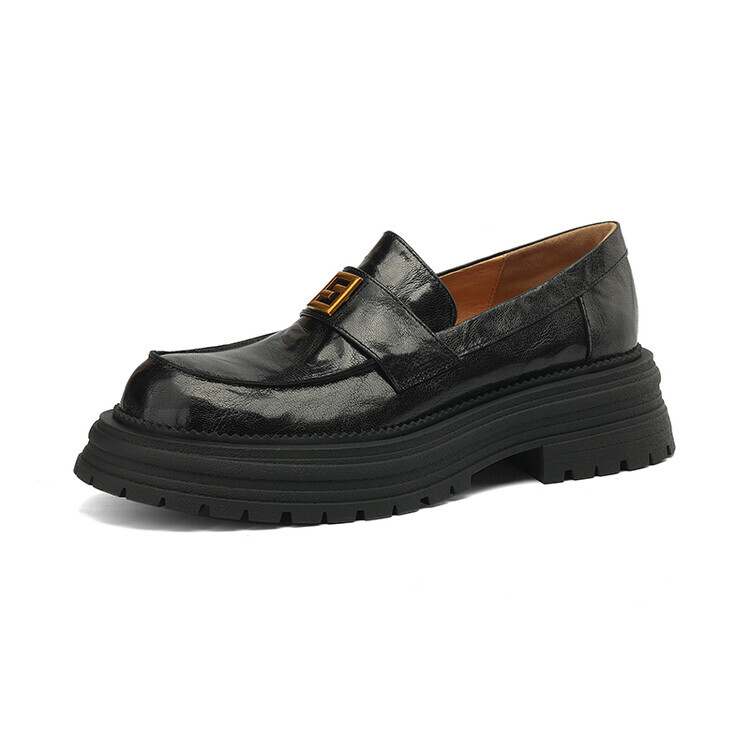

Лоферы женские Quicheshoes, цвет Black Patent Leather