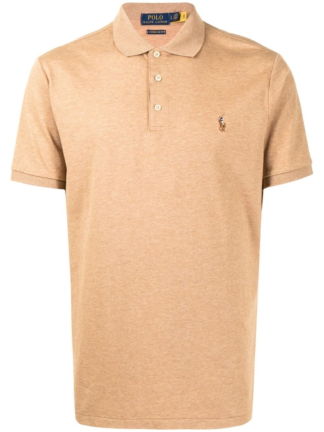 

Polo Ralph Lauren рубашка поло с вышивкой Pony, коричневый