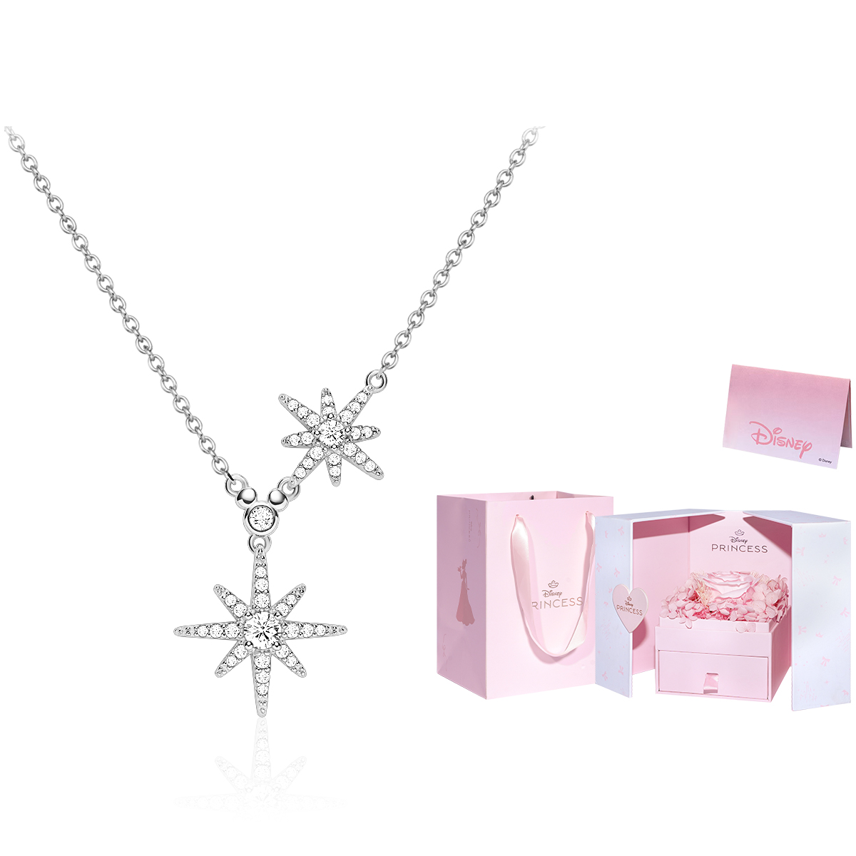 

Disney Ожерелье из стерлингового серебра 925 пробы для женщин