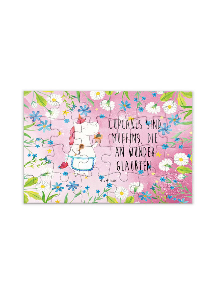 

Mr. & Mrs. Panda Кухня-головоломка «Единорог» с надписью, пастельно-красного цвета