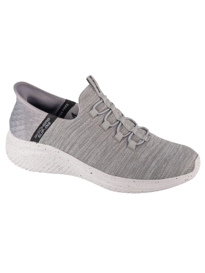 

Кроссовки на шнуровке Skechers, серый