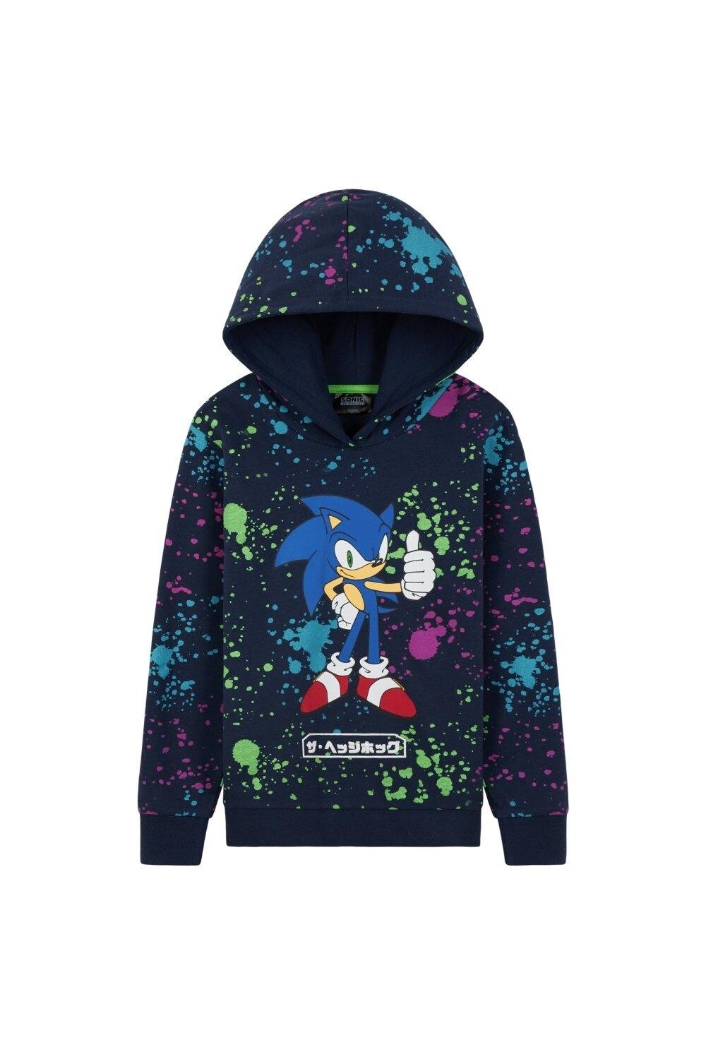 

Толстовка с капюшоном Sonic the Hedgehog, мультиколор