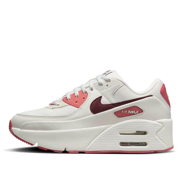 Кроссовки (WMNS) Nike Air Max 90 LV8 SE 'Valentine's Day', цвет sail/dark team red/adobe/medium soft pink