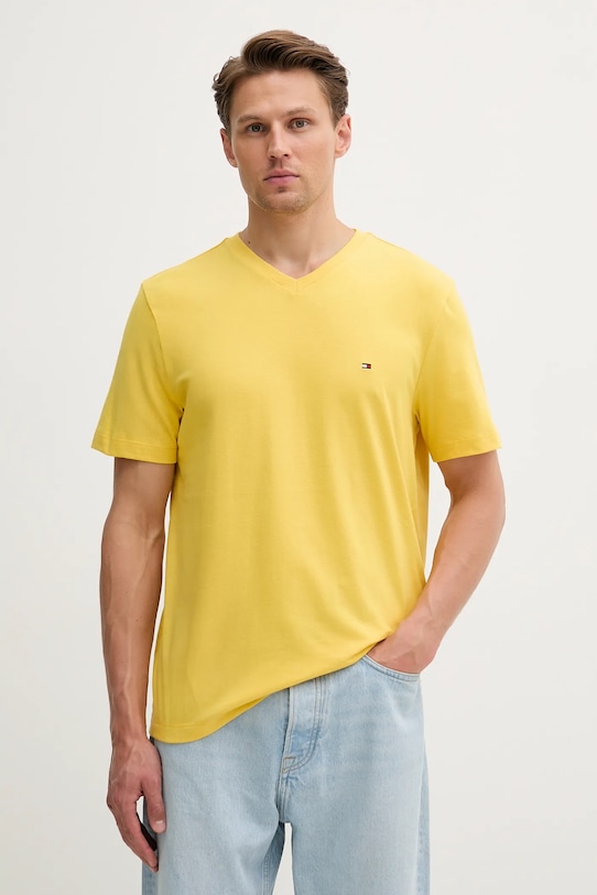 

Хлопковая футболка Tommy Hilfiger, желтый