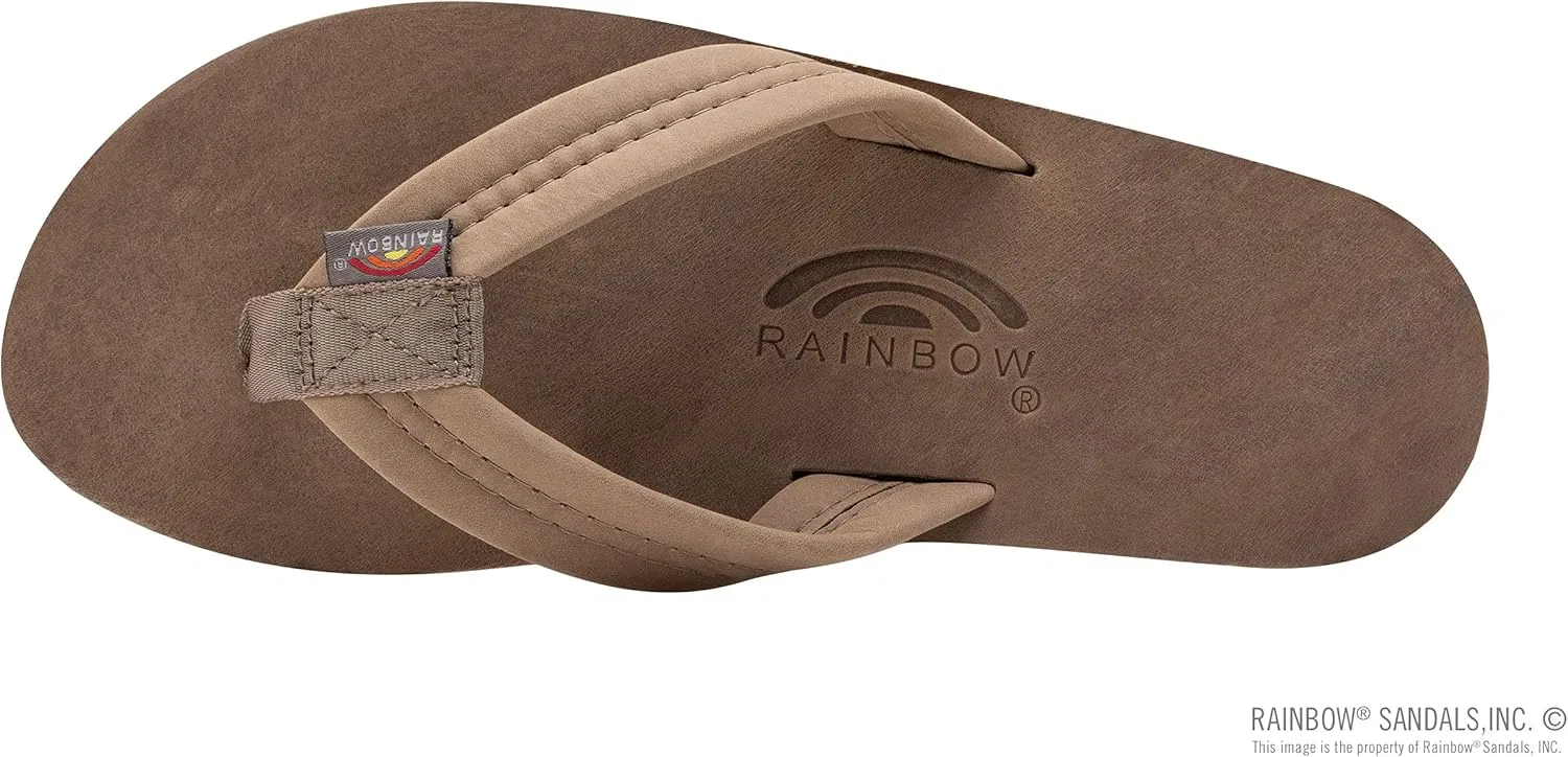 Мужские сандалии Rainbow из двухслойной кожи с поддержкой свода стопы Rainbow Sandals, Steingrau — фото 3